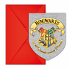 Procos Party Harry Potter uitnodigingen Hogwarts | per 6 stuks