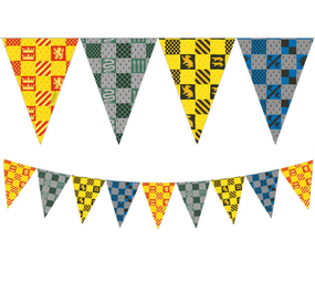 Procos Party Harry Potter Hogwarts vlaggenlijn slinger 230cm | per stuk Procos Party Harry Potter Hogwarts vlaggenlijn slinger 230cm | per stuk