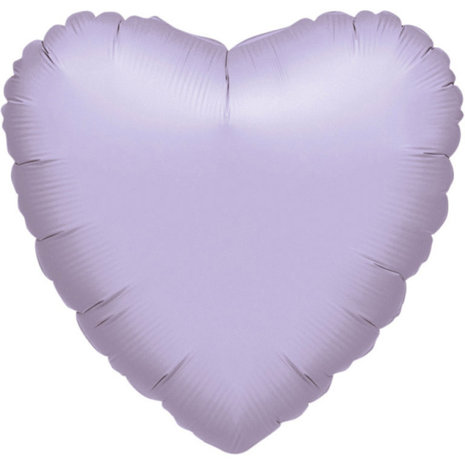 Amscan Helium balloon heart lilac metallic | 40 cm