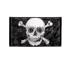 Boland Piraten Vlag/Banner 150x90cm | per stuk Boland Piraten Vlag/Banner 150x90cm | per stuk