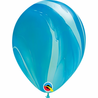 Qualatex Ballon marbré bleu 28 cm | 5 pièces Qualatex Ballon marbré bleu 28 cm | 5 pièces