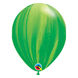 Qualatex Green marble balloon 28cm | 5 pieces