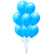 Qualatex Blaue Marmorballons, 28 cm | 5 Stück