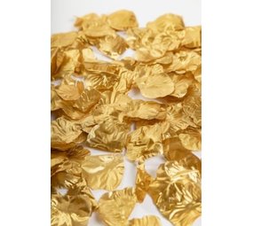WeFiesta Luxuriöse goldene Rosenblätter | 144 Stück