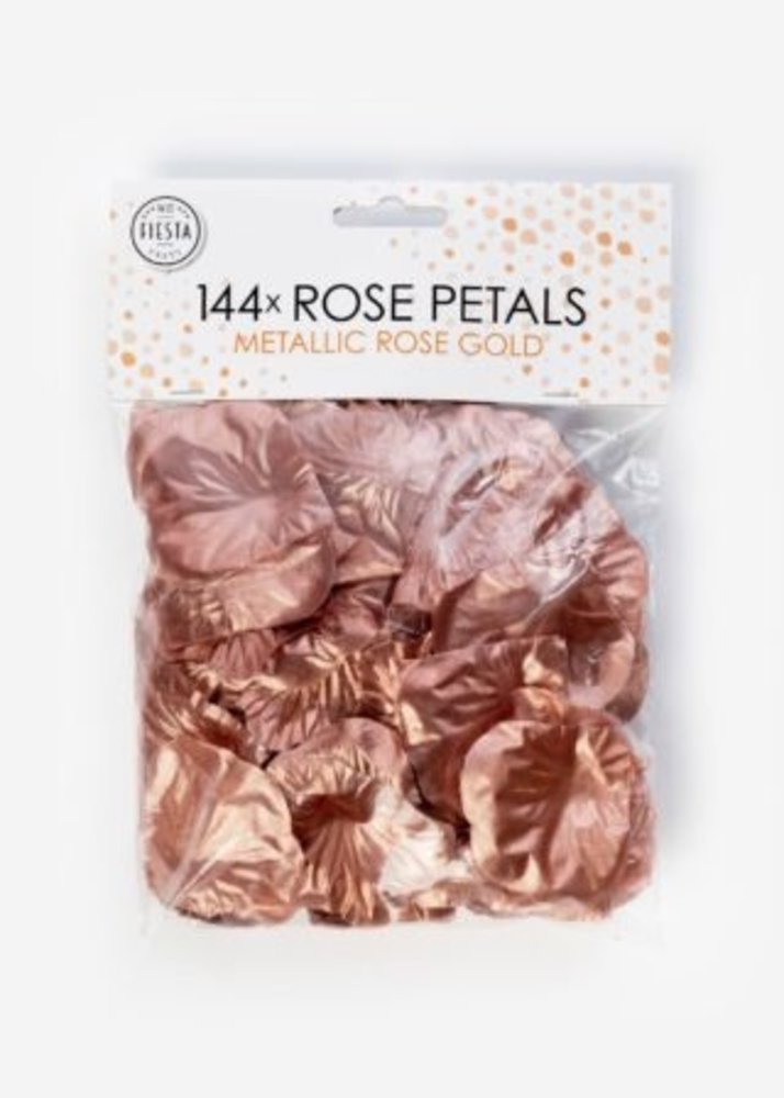 WeFiesta Luxury rose gold rose petals | 144 pieces