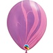 Qualatex Pink marble balloon 28cm | 25 pieces