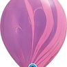 Qualatex Marmer ballon roze 28cm | 25 stuks Qualatex Marmer ballon roze 28cm | 25 stuks
