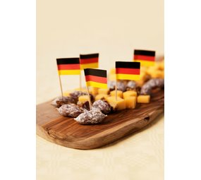WeFiesta German flag Germany skewers | 50 pieces