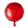 WeFiesta Helium ballon rond rood metallic | 43 cm WeFiesta Helium ballon rond rood metallic | 43 cm