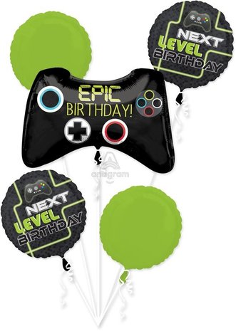 Anagram Helium Balloon Bouquet Game Controller