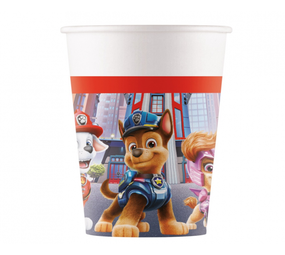 Procos Party Paw Patrol The Movie  Bekers 200ml | 8 stuks Procos Party Paw Patrol The Movie  Bekers 200ml | 8 stuks