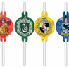 Procos Party Harry Potter Hogwarts Strohhalme – 4 Stück