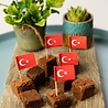 WeFiesta Türkische Flaggen-Spieße | 50 Stück WeFiesta Türkische Flaggen-Spieße | 50 Stück