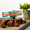 WeFiesta Prikkers Surinaamse vlag Suriname | 50 stuks WeFiesta Prikkers Surinaamse vlag Suriname | 50 stuks