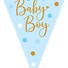 Oaktree Baby-Junge! Gepunktete Wimpelkette | 3,90 cm Oaktree Baby-Junge! Gepunktete Wimpelkette | 3,90 cm