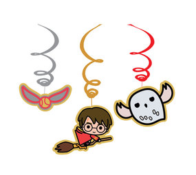 Amscan Harry Potter Cartoon hangdecoratie | 6 stuks Amscan Harry Potter Cartoon hangdecoratie | 6 stuks