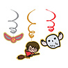 Amscan Harry-Potter-Cartoon-Hängedekoration | 6 Stück Amscan Harry-Potter-Cartoon-Hängedekoration | 6 Stück