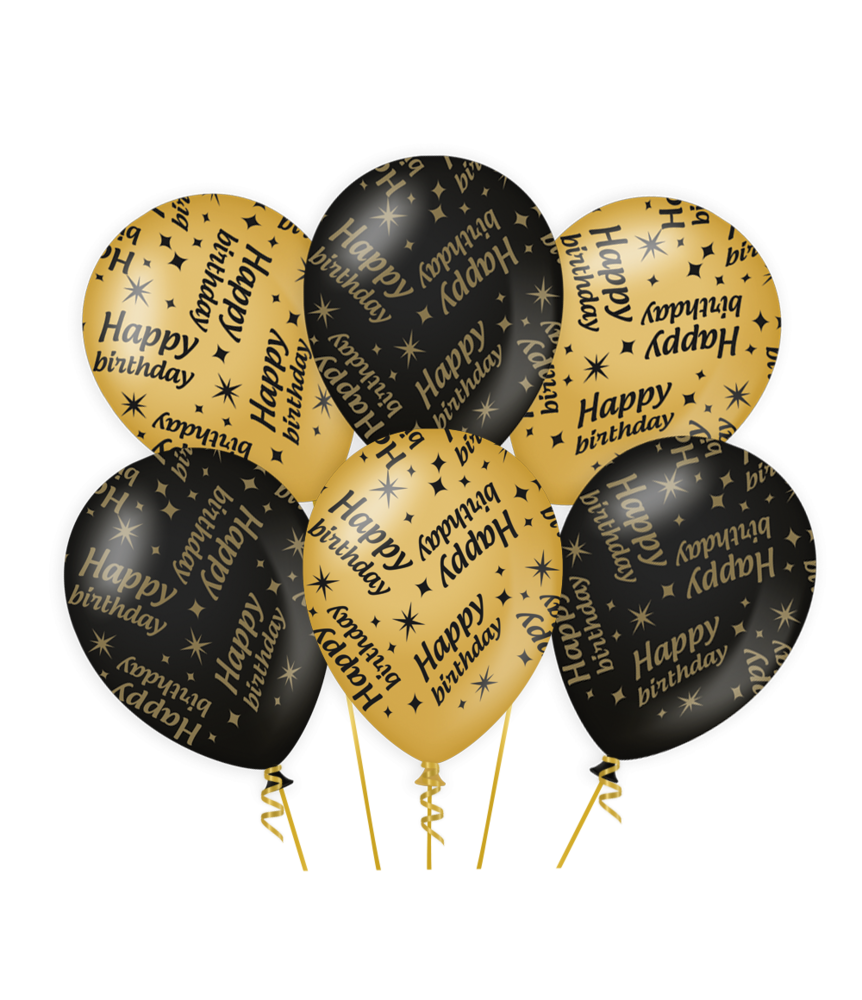 helder Elegantie contact Ballonnen Happy Birthday bestellen | Feestartikelen en versiering | |  Tuf-Tuf Nederland