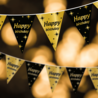 Paper Dreams Guirlande de fanions élégante « Joyeux anniversaire » | 10 mètres