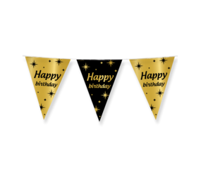 Paper Dreams Guirlande de fanions élégante « Joyeux anniversaire » | 10 mètres