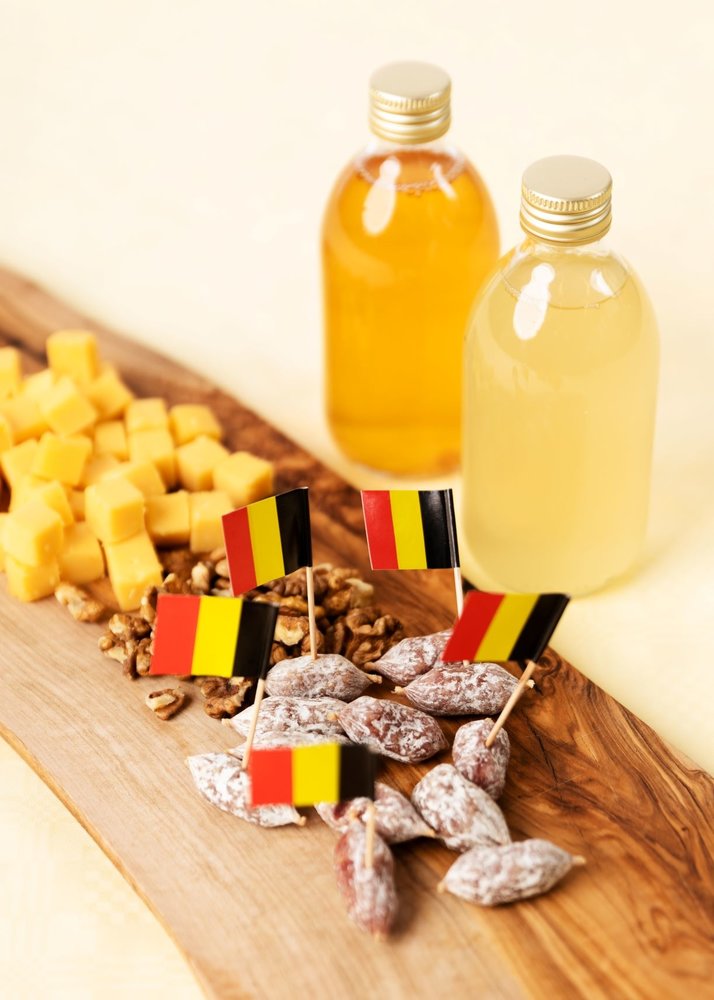 WeFiesta Brochettes drapeau belge | 50 pièces