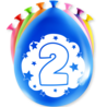 Paper Dreams Ballons de fête pour 2 ans, 30 cm | 8 pièces Paper Dreams Ballons de fête pour 2 ans, 30 cm | 8 pièces