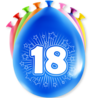 Paper Dreams Ballonnen 18 jaar arty 30cm | 8 stuks Paper Dreams Ballonnen 18 jaar arty 30cm | 8 stuks