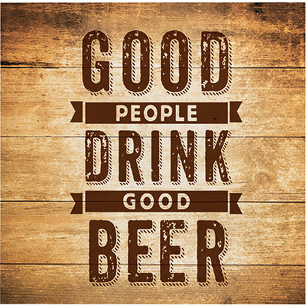 Creative Converting Serviettes de table Cheers & Beers (24 x 24 cm) | 16 pièces
