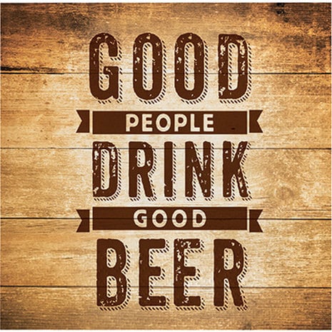 Creative Converting Serviettes de table Cheers & Beers (24 x 24 cm) | 16 pièces