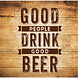 Creative Converting Serviettes de table Cheers & Beers (24 x 24 cm) | 16 pièces