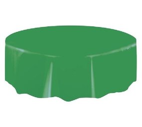 Unique Party Groen Tafelkleed Rond 213cm | per stuk Unique Party Groen Tafelkleed Rond 213cm | per stuk