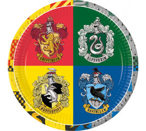 Unique Party Harry Potter borden 23cm | 8 stuks Unique Party Harry Potter borden 23cm | 8 stuks