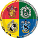 Unique Party Harry Potter plates 23cm | 8 pieces