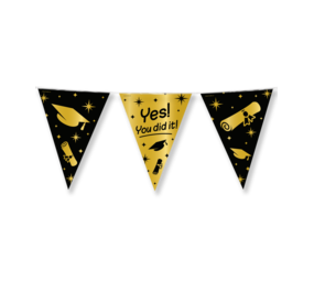 Paper Dreams Successful Flag Garland You did it! Classy | 10 meters