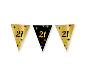 Paper Dreams Flag Garland 21 Years Classy | 10 meters