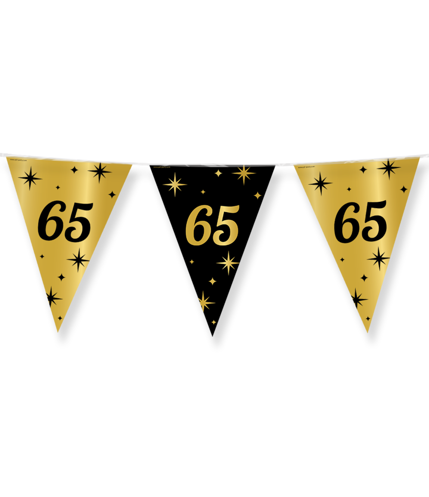 Paper Dreams Flag Garland 65 Years Classy | 10 meters