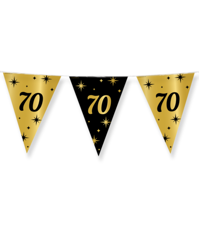 Paper Dreams Flag Garland 70 Years Classy | 10 meters Paper Dreams Flag Garland 70 Years Classy | 10 meters