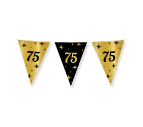 Paper Dreams Flag Garland 75 Years Classy | 10 meters