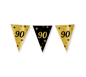 Paper Dreams Flag Garland 90 Years Classy | 10 meters