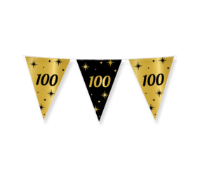 Paper Dreams Flaggengirlande „100 Jahre Stilvoll“ | 10 Meter Paper Dreams Flaggengirlande „100 Jahre Stilvoll“ | 10 Meter