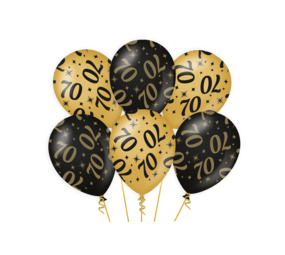Paper Dreams 70 Years Classy Balloons 30cm | 6 pieces