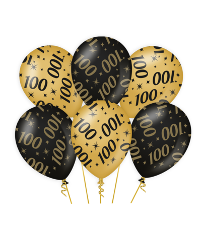 Paper Dreams 100 Years Classy Balloons 30cm | 6 pieces