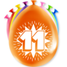 Paper Dreams Ballons pour fête d'anniversaire de 11 ans, 30 cm | 8 pièces Paper Dreams Ballons pour fête d'anniversaire de 11 ans, 30 cm | 8 pièces