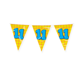 Paper Dreams Flag Garland 11 Years Party 10 m | per piece Paper Dreams Flag Garland 11 Years Party 10 m | per piece