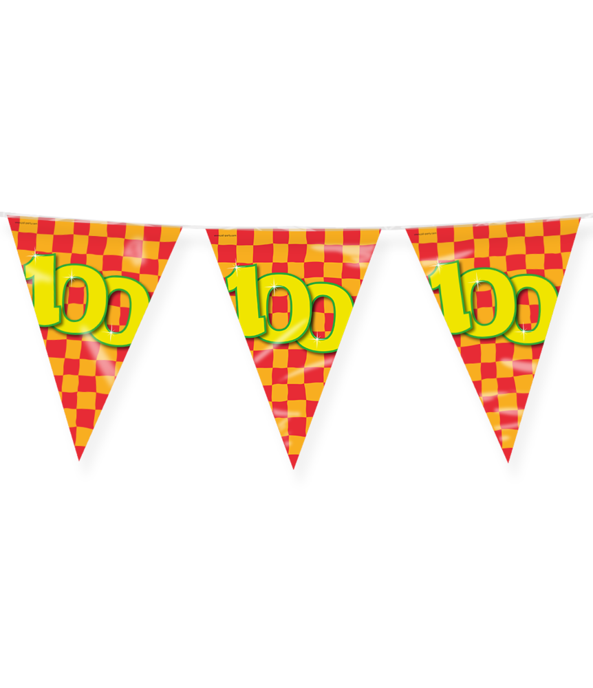 Paper Dreams Flag Garland 100 Years Party 10 m | per piece Paper Dreams Flag Garland 100 Years Party 10 m | per piece