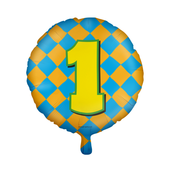 Nijntje 1 Jaar Blue & Gold Set - First Birthday Ballondecoratie - Zorg voor Party online feestartikelen en ballondecoraties