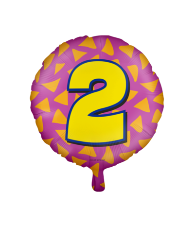 Paper Dreams Heliumballon für die 2-Jahres-Party | 45 cm