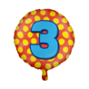 Paper Dreams Helium ballon 3 jaar party | 45cm Paper Dreams Helium ballon 3 jaar party | 45cm