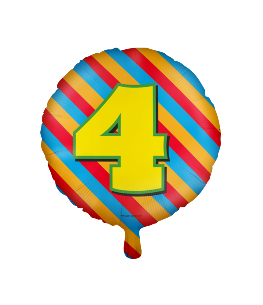 Paper Dreams Helium balloon 4 years party | 45cm