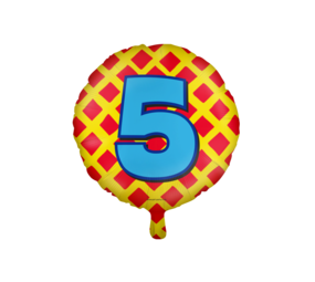 Paper Dreams Helium ballon 5 jaar party | 45cm Paper Dreams Helium ballon 5 jaar party | 45cm